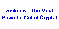 Cat Crypto Sticker by vankedisi