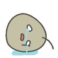 Sad Cry Sticker