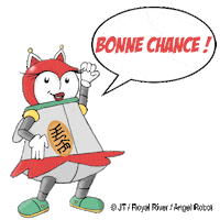 RoyalRiverMusik cat robot angel japanese Sticker