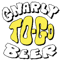To-Go Beer Sticker by Gnarly Barley Brewing
