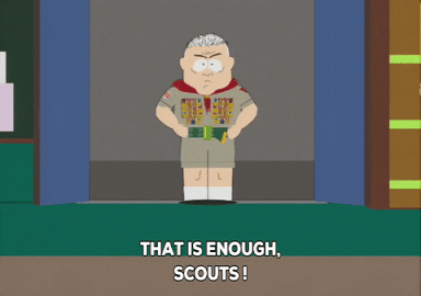 SCOUTS bulletin board GIF by South Park 