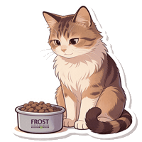 Super Premium Cat Sticker by Alisul Alimentos