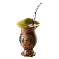 Ximango verde mate tbt bebida Sticker