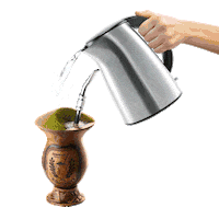 Ximango verde mate tbt bebida Sticker