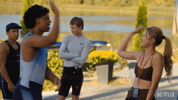 High Five Up Top GIF by NETFLIX
