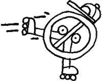 ellettcheyne drawing doodle wiggle peace out Sticker