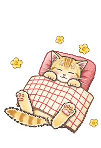 Sleepy Cat Sticker