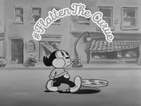 Stay Home Black And White GIF by Fleischer Studios