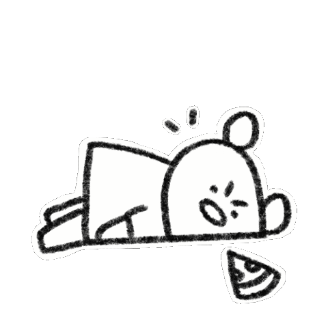 Hungry Pizza Sticker