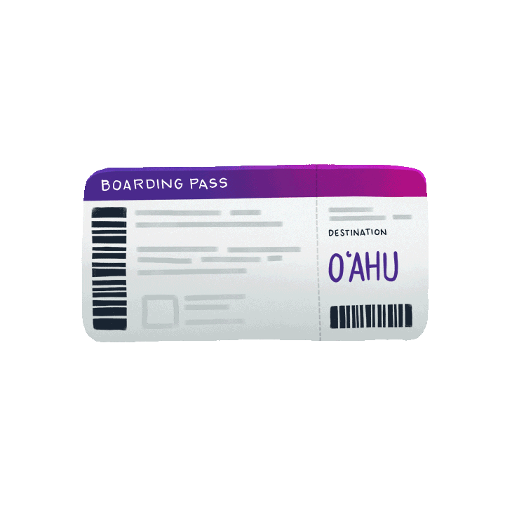 Travel Flower Sticker by Hawaiian Airlines