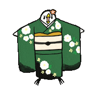 Kimono 着物 Sticker