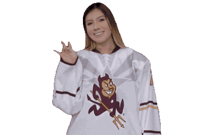 Ice Hockey Asu Sticker by ASUWomensHockey