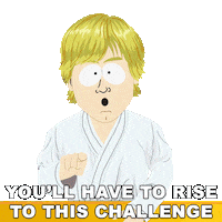 Luke Skywalker Challenge Sticker by South Park
