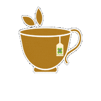 Tea Thee Sticker by De Biosalon