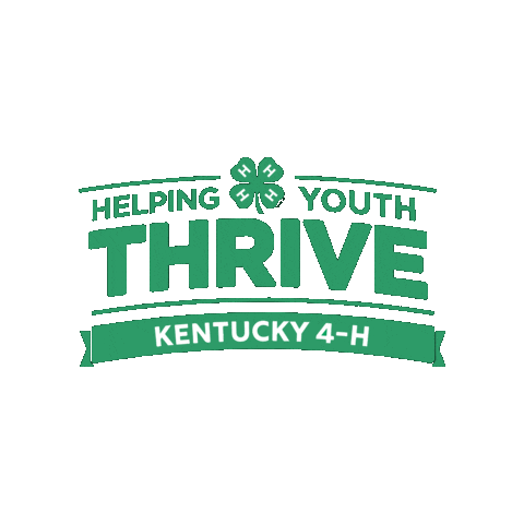 kentucky4hyouthdevelopment giphygifmaker 4h ky4h kentucky4h Sticker