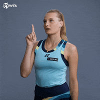 Point Up Dayana Yastremska GIF by WTA