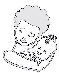 Mothers Day Baby Sticker by Deep Blue