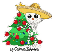 Excited Merry Christmas Sticker