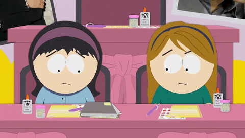 classroom disgust GIF by South Park 