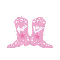 Texas Hearts Sticker by Much Love Sophie