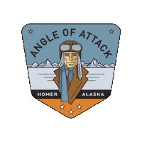 Alaska Flying Sticker by Angle of Attack - Flight Training and Podcast