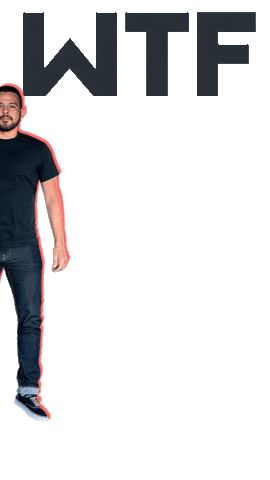 What The Wtf Sticker by Cain Kong