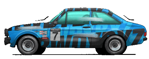 Ford Escort Car Sticker