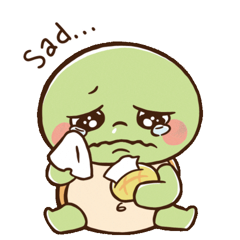 Sad Cry Sticker