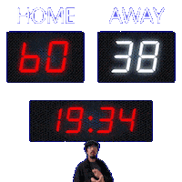 38 Away Sticker