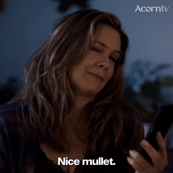 Alicia Silverstone Mullet GIF by Acorn TV