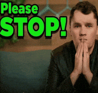 Stop Please GIF