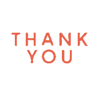 Thanks Thank You Sticker by The Tree Center