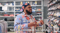 I'm Coming In Too Strong 