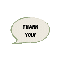 Thanks Thank You Sticker by Your Business Lounge