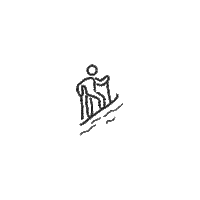 Skitour Sticker by Gesaeuse