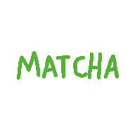 Matcha Sticker