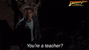 Indiana Jones And The Kingdom Of The Crystal Skull Teacher GIF by Indiana Jones