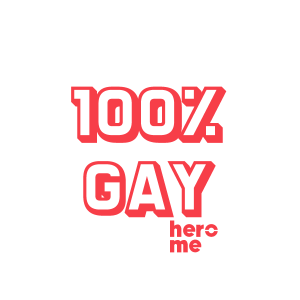 HeroMe giphyupload gay pride lgbt Sticker