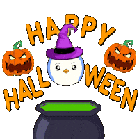 Trick Or Treat Halloween Sticker by Pudgy Penguins