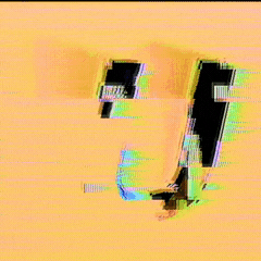 Glitch Alphabet GIF