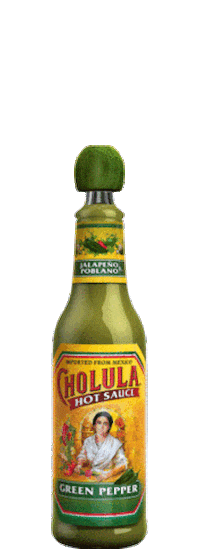 Green Pepper Food Sticker by Cholula Hot Sauce