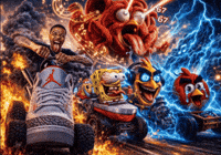 Driving Angry Birds GIF
