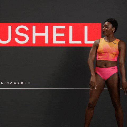 Happy Track And Field GIF by Grand Slam Track