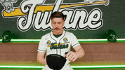 College Baseball Logan GIF by GreenWave