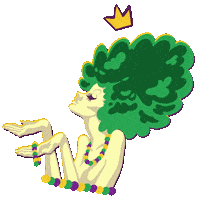 Mardi Gras Craft Beer Sticker by Gnarly Barley Brewing