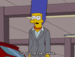 marge simpson car GIF