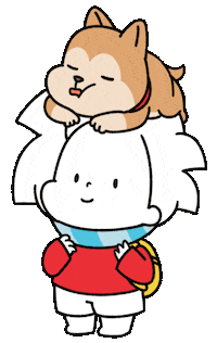 Dog Love Sticker by Ai and Aiko