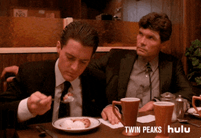 twin peaks eating GIF by HULU