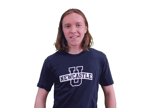 Australia Tap Here Sticker by University of Newcastle