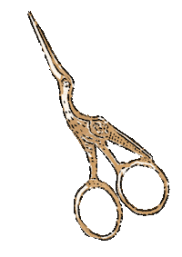 Feebujo art scissors stationery bujo Sticker